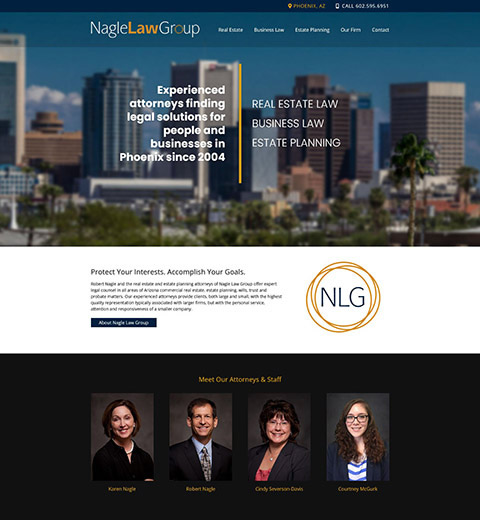 Lawyer Website Design in Phoenix